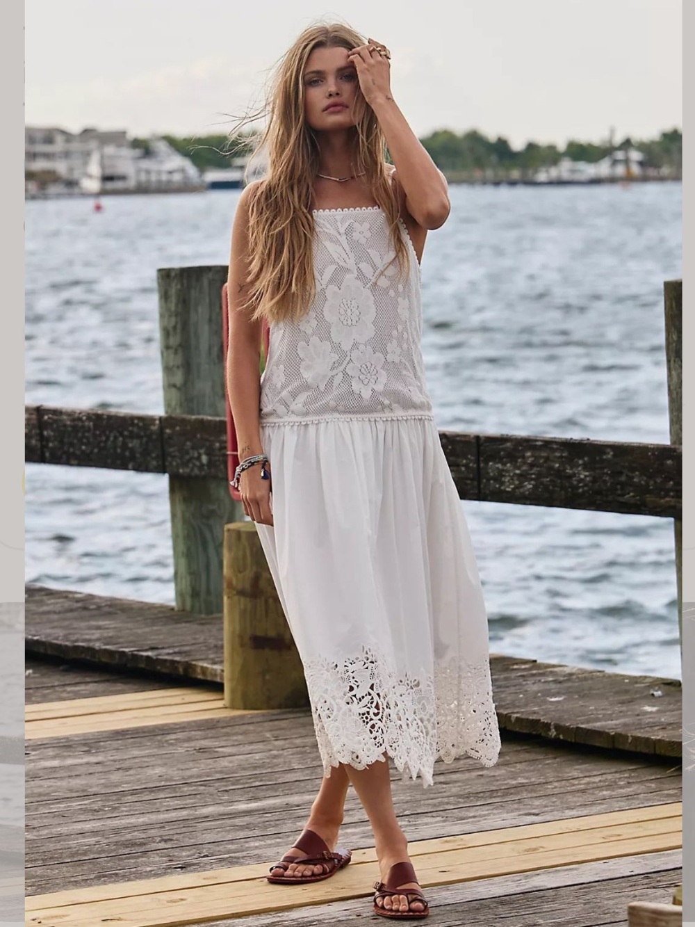 NWT Free People Gilda Midi Dress